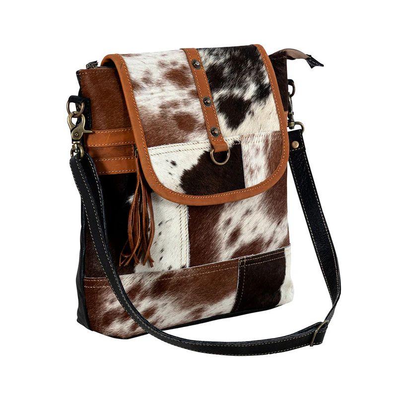 Tyler ridge leather and hair on bag