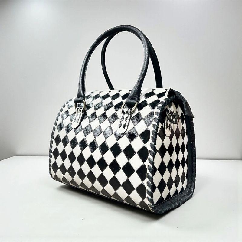 Speedy Leather Crossbody duffel Bag - Stylish & Practical Everyday Carry - Durable Classic Leather Look - Hands-Free Strap - Perfect for Errands & Travel