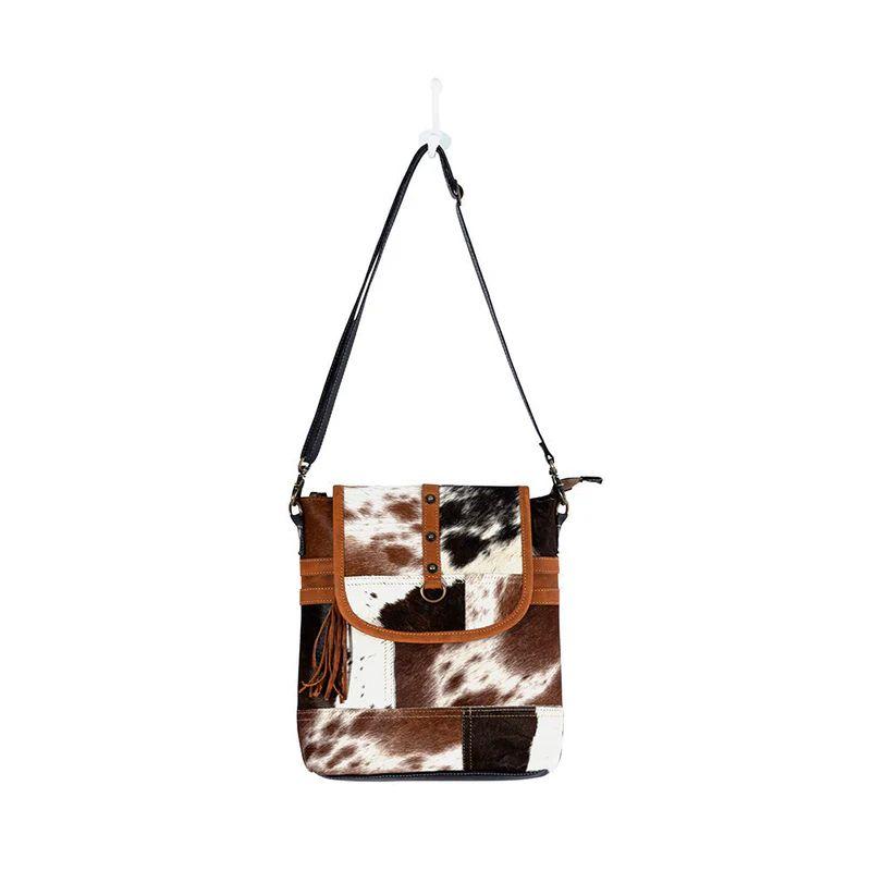 Tyler ridge leather and hair on bag