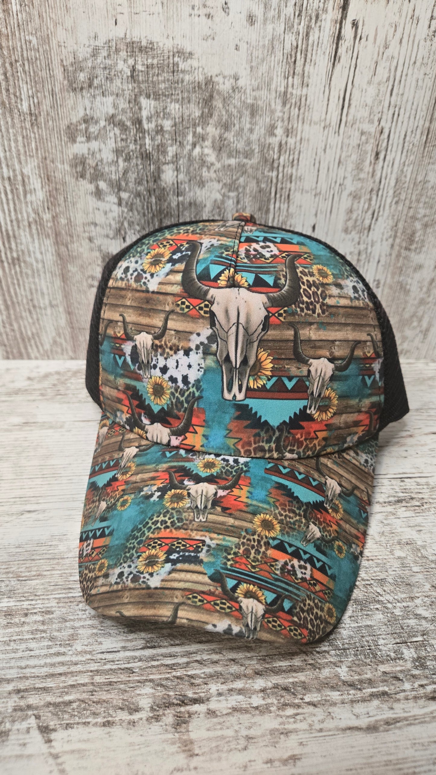 Western cowgirl trucker hat