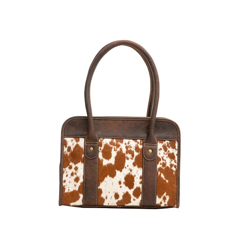 MYRA LEATHER & HAIRON BAG