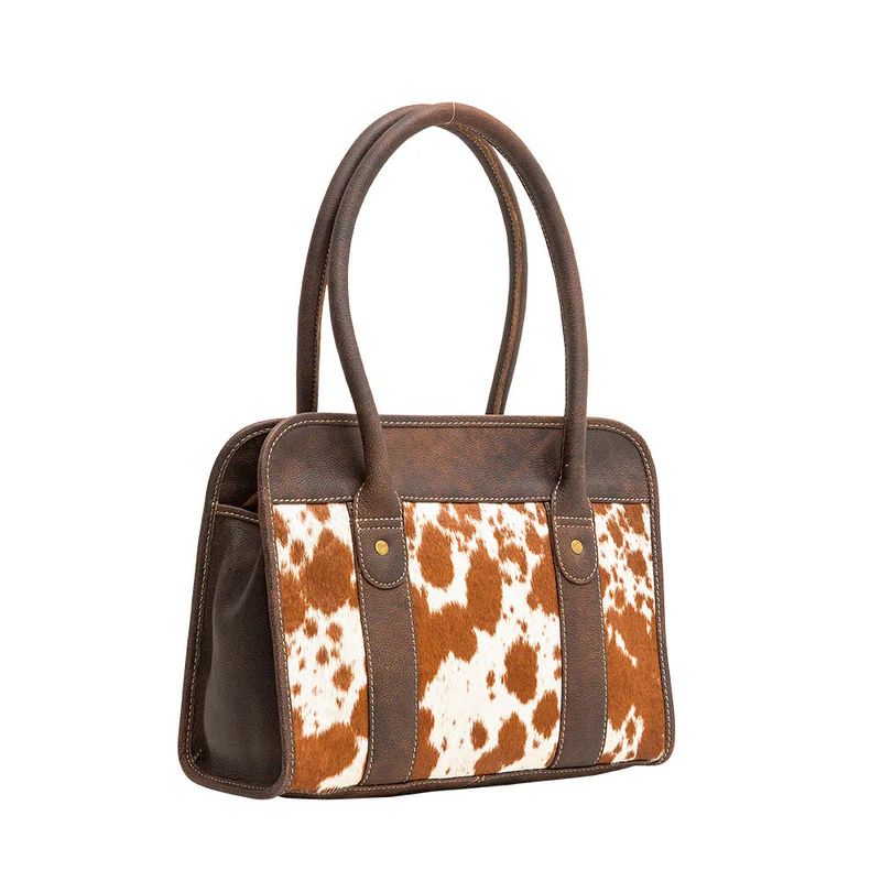 MYRA LEATHER & HAIRON BAG