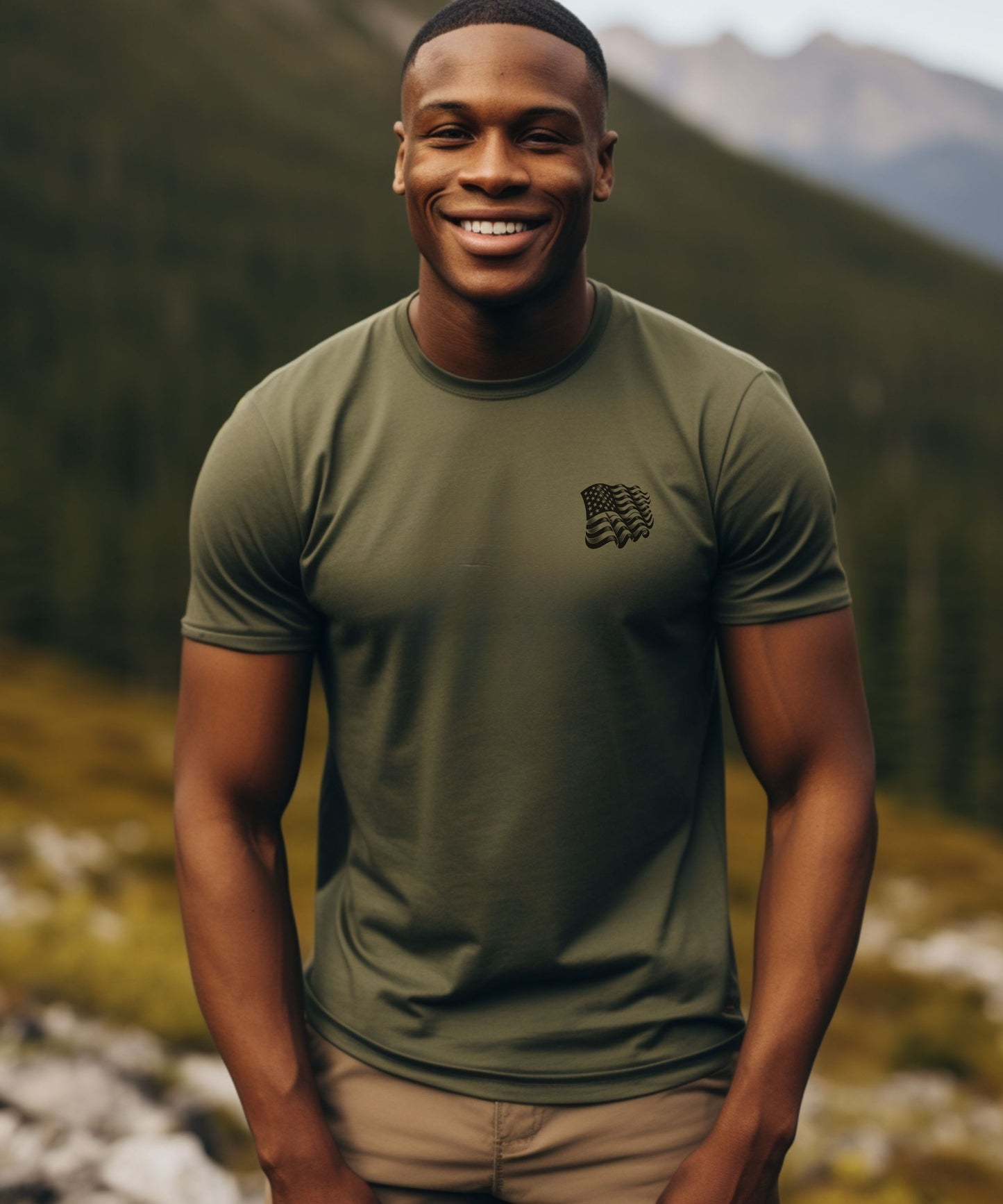 American Flag Sasquatch