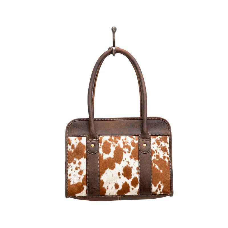 MYRA LEATHER & HAIRON BAG