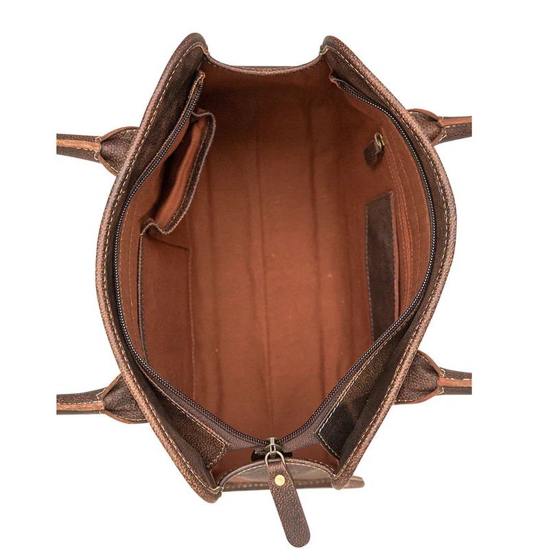 MYRA LEATHER & HAIRON BAG