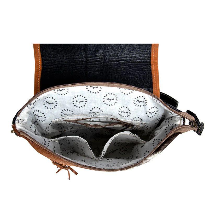 Tyler ridge leather and hair on bag