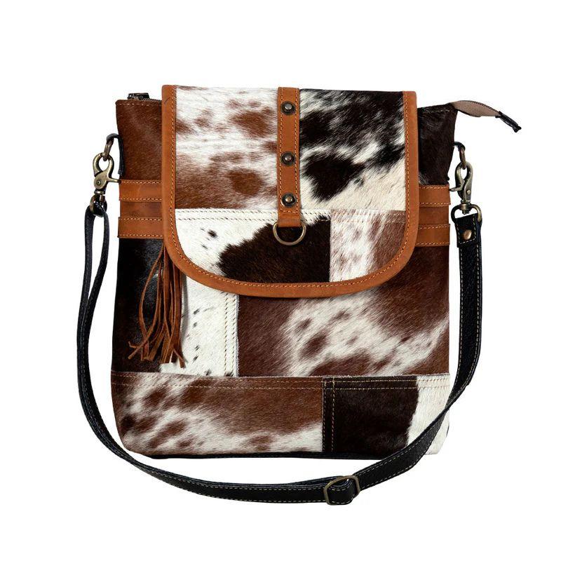 Tyler ridge leather and hair on bag
